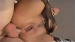 Stunning milfs double penetrated in hardcore orgy