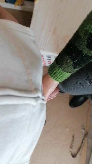 My Husband Is on Top of the Apartment, and My Lover Is Fucking Me Downstairs in a Cold Basement.