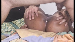 How good it feels to open the anus of this ass whore