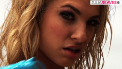 Masturbating on the beach with the blonde Maria
