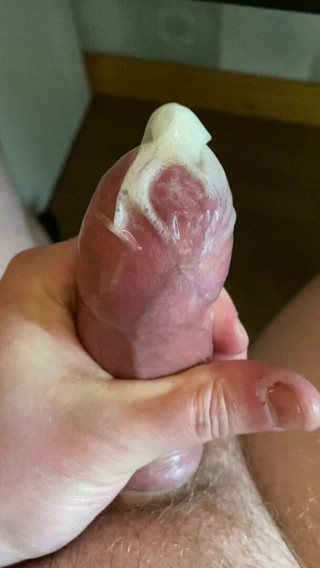 Cum in condom