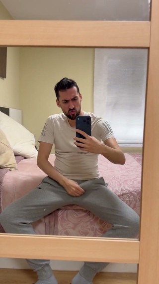 Hot Stepdaddy Showing off Big Cock