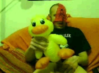 Fucking his rubber ducky