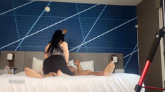19 Year Old White Girl Plays with an Elderly Black Man
