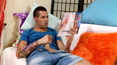 Caught jerking off - but then fucked horny