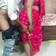 Indian Pink Sadi Wali Bhabhi Fuck Her Boyfriend with Cheating