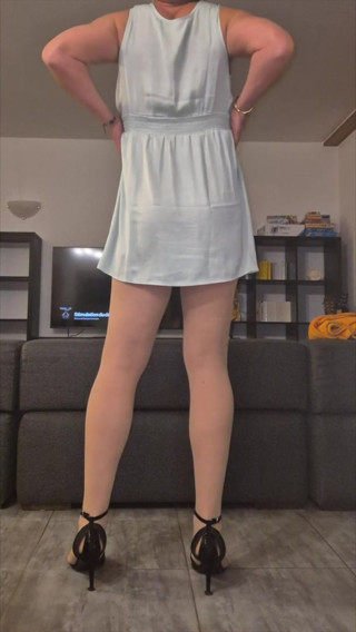 Sissy in her cute light dress thumbnail