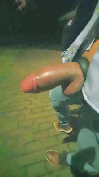 Slutboyben CAM4 Huge Monster Cock Exposed At Cruising Area Am Stern Berlin A115