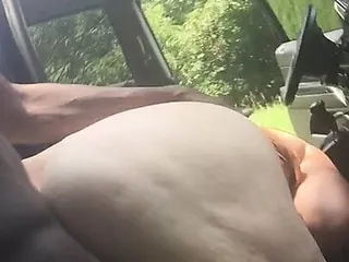 ME FUCKING A BBW WHITE LADY WITH A BIG ASS OUTSIDE