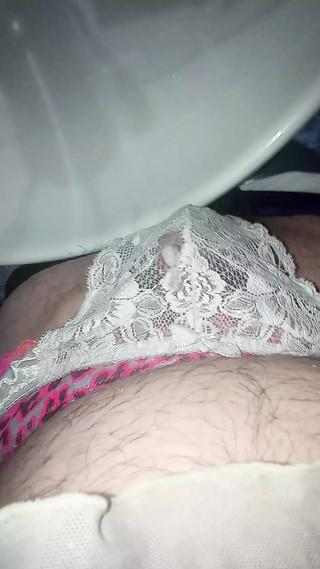 Crossdress bitch cum