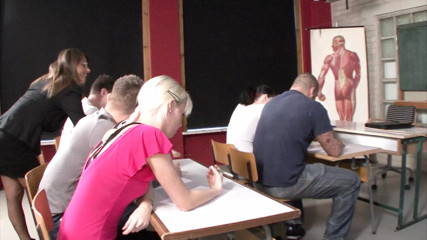 In german school you can fuck where and with you want, share