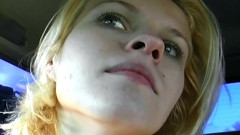 Blonde Amateurs Finger Wet Pussies in Car and Bed