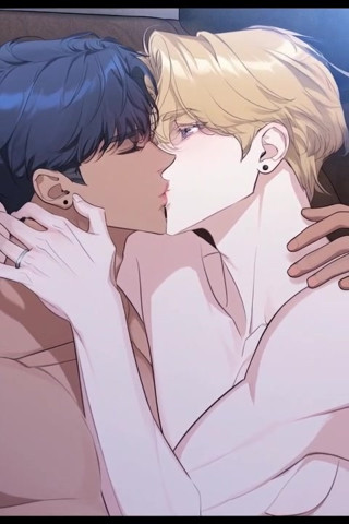 You and him are making love passionately on the couch