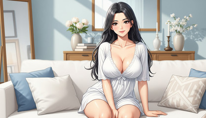 Japanese Anime Woman Lingerie Fashion