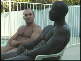 Boby Blake and a whithe actor