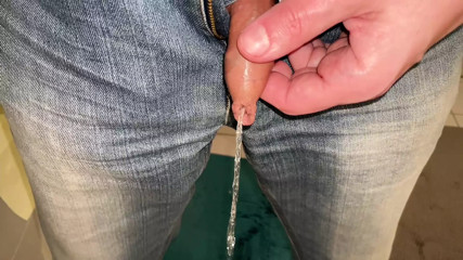small foreskin cock pissing