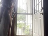 Just teasing the neighbors while hubby is at work, and also fucked my pussy