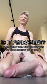 Is it Permanent? The long term consequences of stretching your hole...
