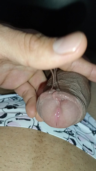BIG COCK AND VENEZUELAN, WET IN SEXY PANTIES, HARD MASTURBATION