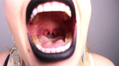 Giantess Swallowing Her Shrinking Slaves in Front of the Eyes of Her New Food-targets!