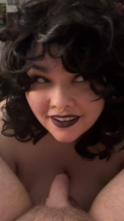 Real Couple Homemade Blowjob! Ahegao Facial