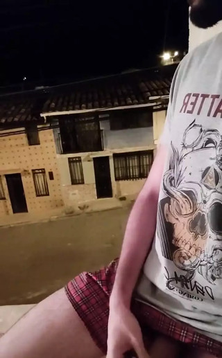 Cumshot on the street Pt. 2