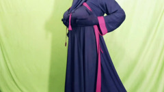 Husband Wife of Indian Desi Village Enjoying in the Field in Winter