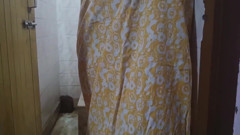 Indian Housewife Nude and Naked Bath