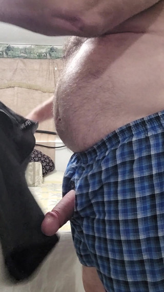 Grandpa Cums on Cam