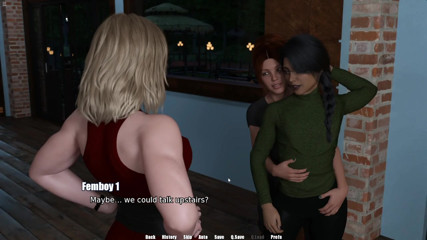 Shemale Joins Orgy Party And Fucks Lesbian Girl Hairy Pussy Creampies