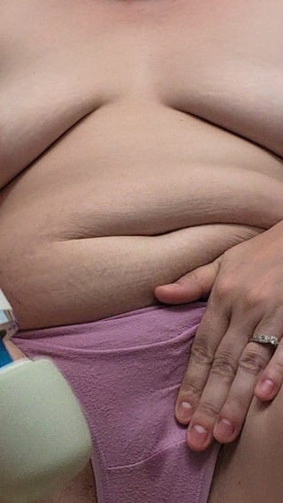 Soaked my pink cotton panties