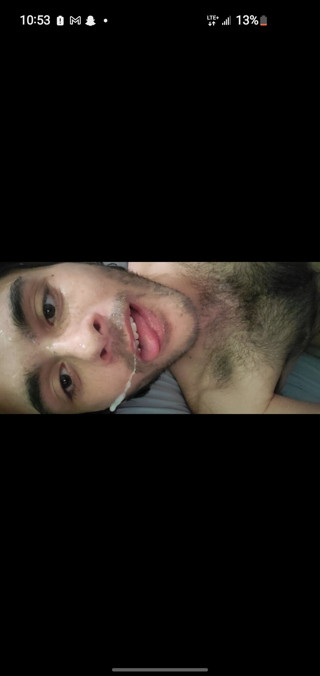 I give myself huge facial after edging all Day thumbnail