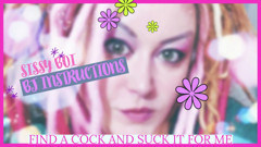 Sissy BJ instructions find a cock suck it BJ JOI facial