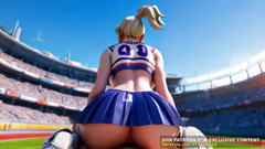 3D Animation : Overwatch - Mercy Cheerleader Uniform Fuked In Football Stadium Uncensored Hentai
