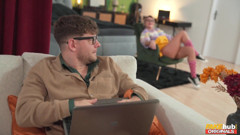 Fakehub Originals - Kinky Roomate Karina King Grinds up on Dic