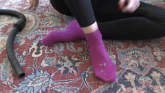 First, the Socks Are Vacuumed, Then Scrubbed, and Then Covered in Cum, POV, JOI, Lady Victoria Valente
