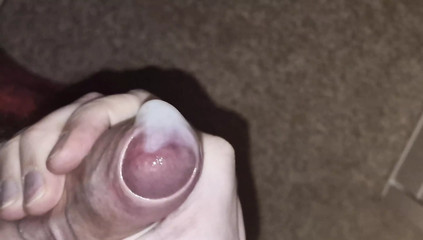 Thick and tight uncut cock wank to completion. Thick Thick Cum