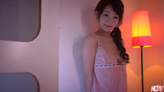Little Japanese Slut Chinami Kasai Sucks Her Pussy Juice Off His Cock