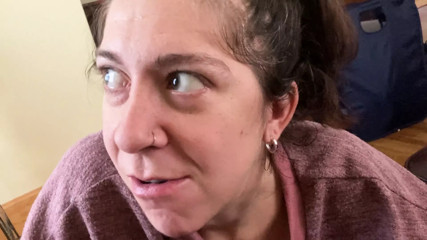 Sucking the cum out