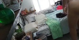 Mature MILF Cleaning Her Room 1