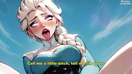 Elsa de frozen fazendo hentai joi punheta guided