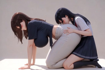 lesbians, huge ass worship.