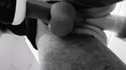 sandwich fuck with toys femboy