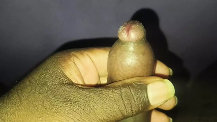 playing with tight foreskin