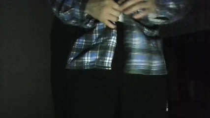Chubby guy undresses and cums on webcam