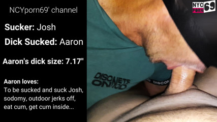 Aaron gets a blowjob!