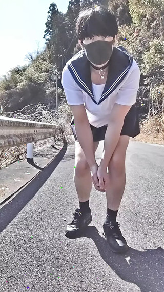 Sailor uniform and white briefs3