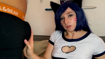 Ahri From League of Legends Gives a BJ