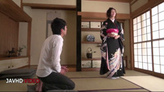 Reiko Kobayakawa's Hot Kimono Blowjob and Hardcore Fuck