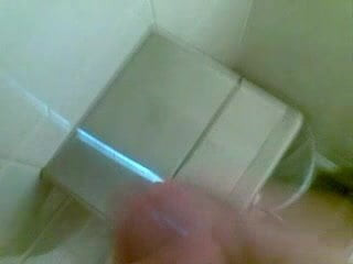 Irish cock wanking with creamy cum